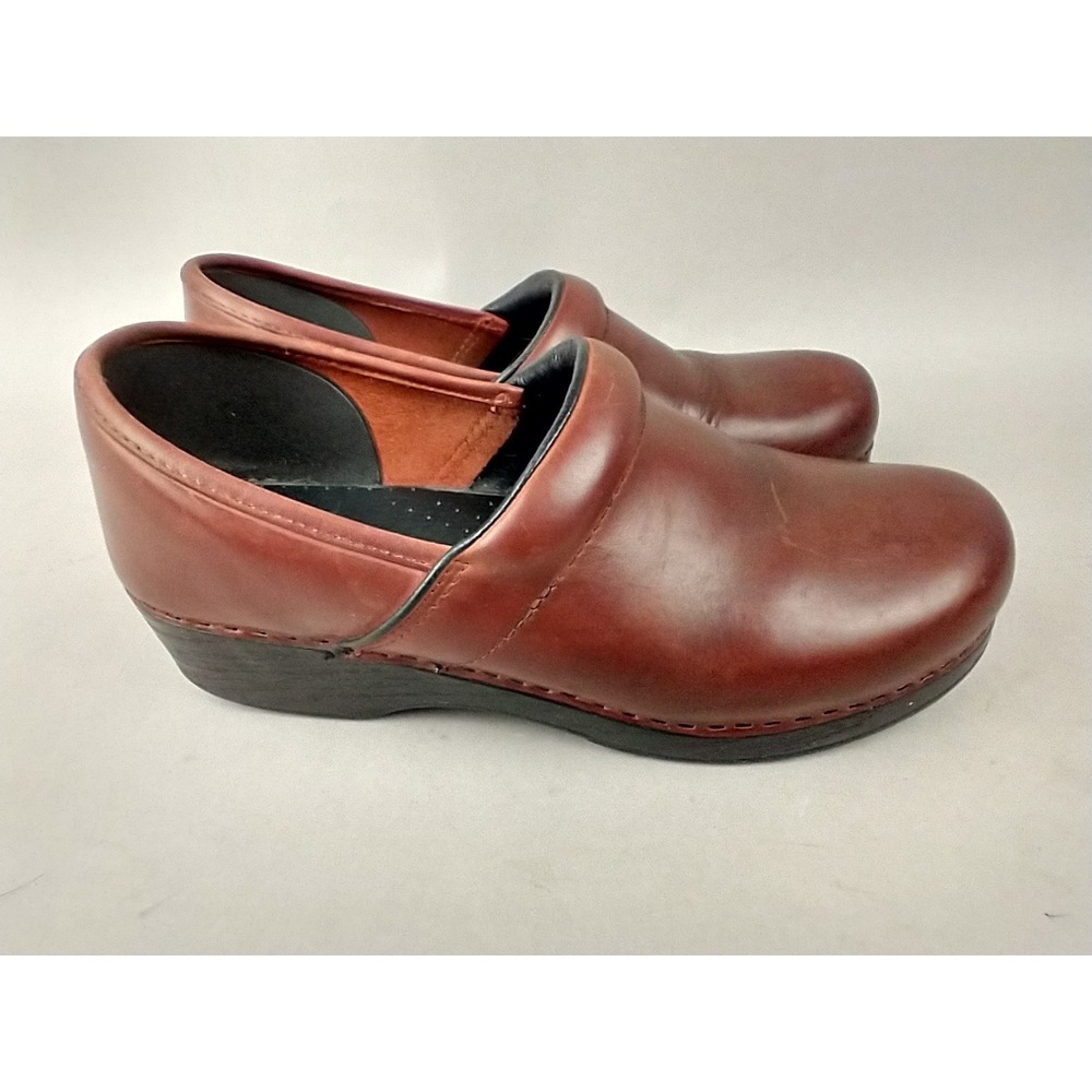 LL Bean Womens Leather Clogs Brown‎ Portugal Professional Mules 43 Nurse 0AHH4